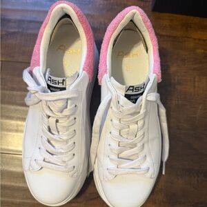 Ash Women's Sneakers in White and Pink